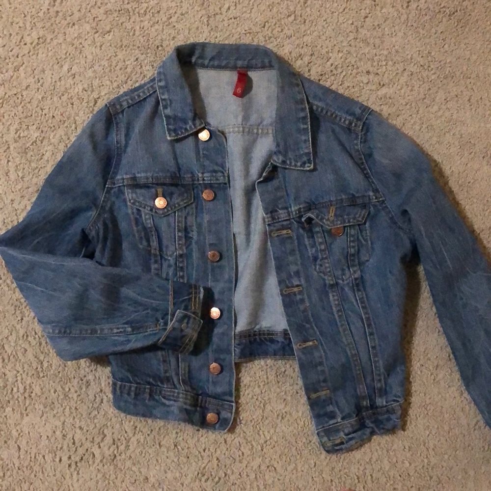H&M Denim cropped Jacket
